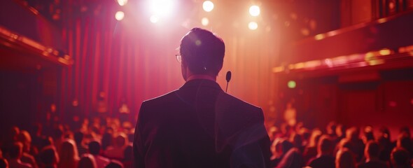 Speaker at Business Conference and Presentation.