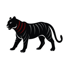 Obraz premium tiger vector Illustration