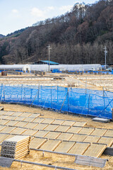 冬の風物詩　茅野の寒天干し