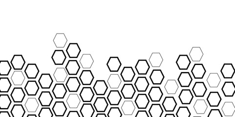Abstract white and grey hexagon technology geometric pattern concept white background. Use for template, wallpaper, website vector illustration.