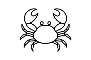 crab on white background © Monish
