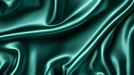 Obraz premium green satin background