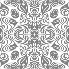 simple seamless abstract gray and white pattern, texture