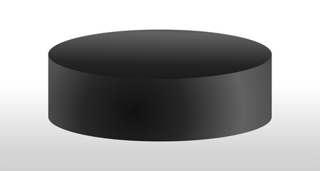 Black podium circle 3d Empty stage, product platform background, Vector illustration