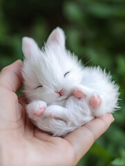 little kitten sleeping