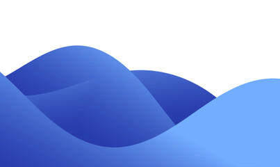 Abstract blue wave