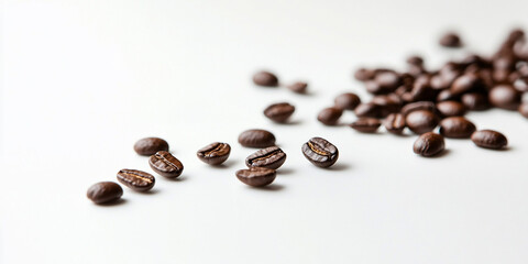 Naklejka premium Brown Coffee Beans Texture