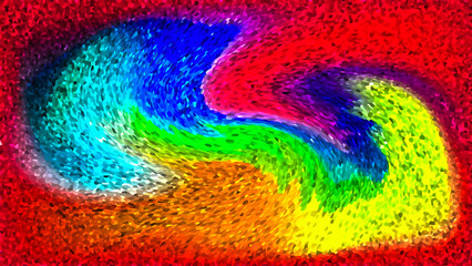 abstract colorful Aurora background with Color drops Art Background