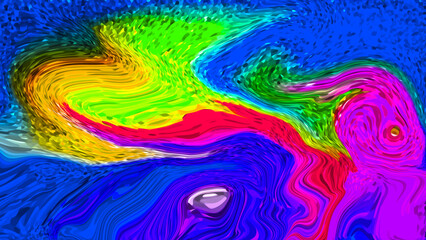 abstract colorful Aurora background with Color drops Art Background