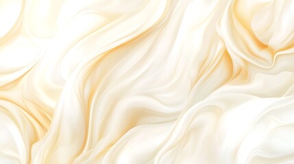 Obraz premium Creamy White Silk Draped Abstract Background