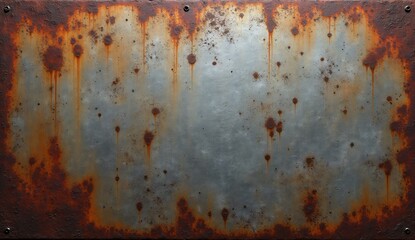 Rusty Metal Texture with Grunge and Weathered Surface