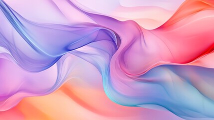 Fototapeta premium Abstract vector colorful background with transparent smoke