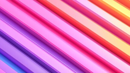 Abstract Diagonal Colorful Stripes Pattern Design