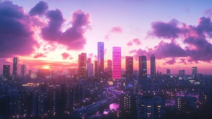 Fototapeta premium city at night