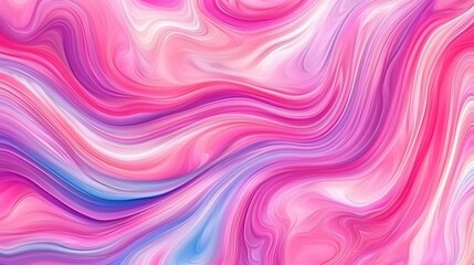 Obraz premium Abstract Pink Purple Swirling Wave Pattern Design
