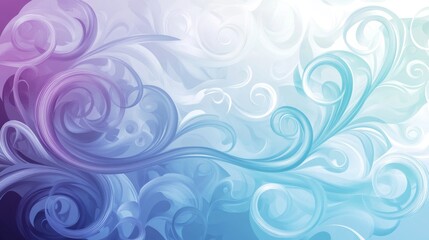 Abstract vector background with curls. Can be used for greeting cards, invitations, business cards.