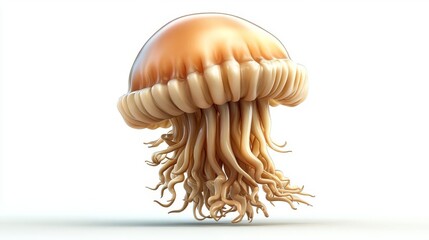 Naklejka premium Abstract rendering of a jellyfish