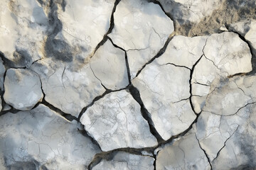 Fototapeta premium A detailed close-up of a cracked marble texture in soft hues