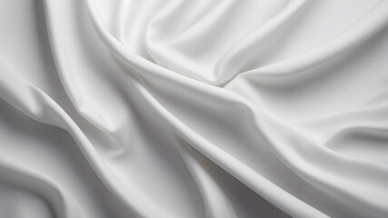 Obraz premium white silk fabric