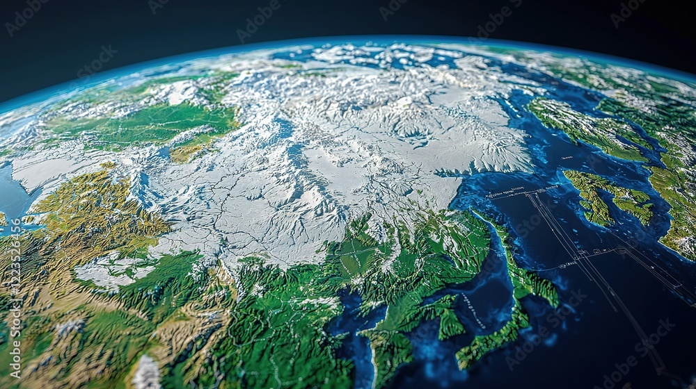 Poster data science innovations in climate modeling exploring earth's changing landscapes global context vi