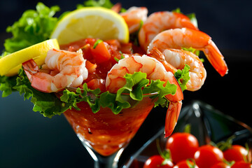 Iconic Las Vegas Shrimp Cocktail: A Cinematic Depiction of Nevada's Classic Culinary Delight