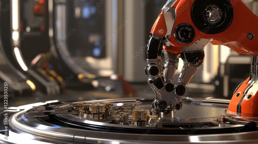 Poster Robotic Hand Interacting With Complex Mechanism