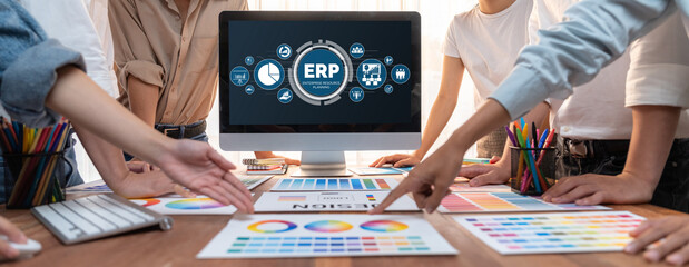 ERP enterprise resource planning software for brisk business to plan the marketing strategy
