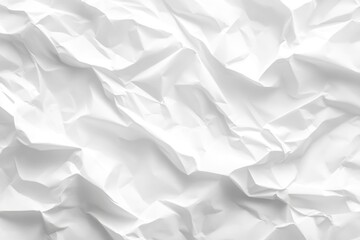 Obraz premium Crumpled white paper texture background design (2)