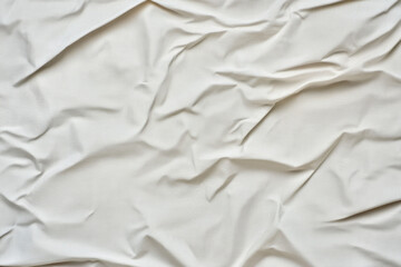 Obraz premium white crumpled and creased glued wrinkled paper poster texture background 