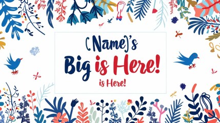 Celebrating a special day home graphic design festive environment colorful viewpoint invitation concept for joyful gatherings