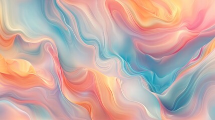Fototapeta premium Abstract Pastel Swirls of Color and Light