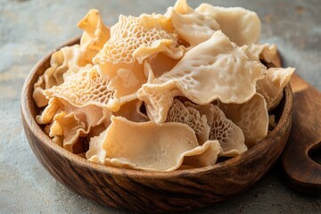 Raw beef tripe texture for culinary use