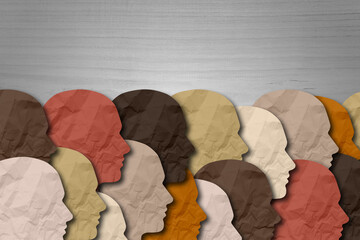 Earth day diversity and cultural celebration as diverse global cultures and multi-cultural unity.