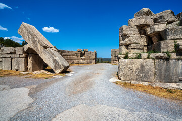 Arcadian Gate Ruins in Ancient Messene
