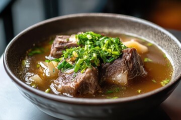 Korean beef bone soup Seolleongtang