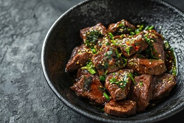 Korean beef soup disguised in a test