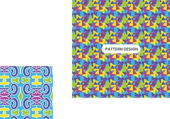 modern Pattern design template for print media 