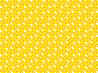 abstract zigzag pattern in the form of yellow wavy lines