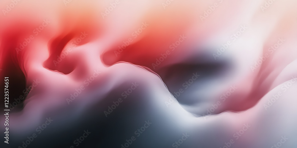 Poster a fluid, liquified abstract background featuring a flowing color gradient that shifts seamlessly bet