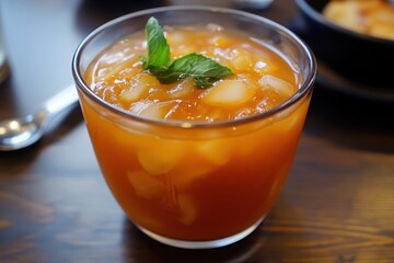 Korean sweet pumpkin drink sikhye