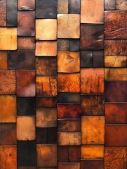 A background of small rectangles arranged in a neat, repetitive pattern.