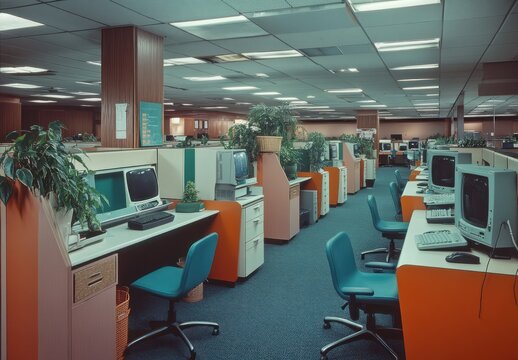 Retro Office Space: A Glimpse into the Past