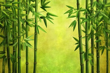 Natural backdrop with bamboo wood texture