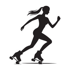 
Silhouette of a skating person perfect for visual branding - skating person silhouette - skating person vector - skating person illustration
