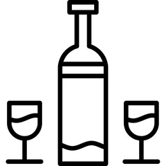 Wine Bottle Icon