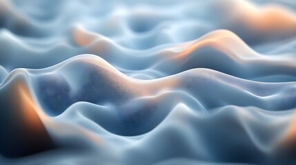 Obraz premium A background of soft waves forming abstract, minimalist curves.