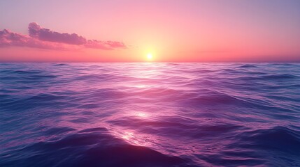 Obraz premium A background of soft twilight hues blending into a serene horizon.