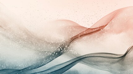 Obraz premium Abstract Wave Design with Glittery Texture