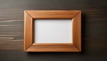wooden frame on a wall