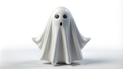 Cartoon Ghost Figure